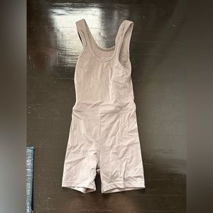 Women's Mini Skirt in Taupe